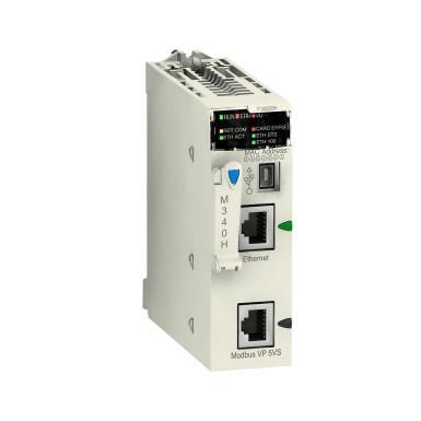 BMXP342020H - Processor module, Modicon M340 automation platform, max 1024 discrete + 256 analog I/O, Modbus, Ethe - Schneider Electric - Processor module, Modicon M340 automation platform, max 1024 discrete + 256 analog I/O, Modbus, Ethe - Schneider Electric - 0