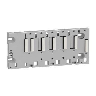 BMXXBP0400 - Modicon M340 automation platform, rack 4 slots, panel, plate or DIN rail mounting - Schneider Electric - Modicon M340 automation platform, rack 4 slots, panel, plate or DIN rail mounting - Schneider Electric - 0