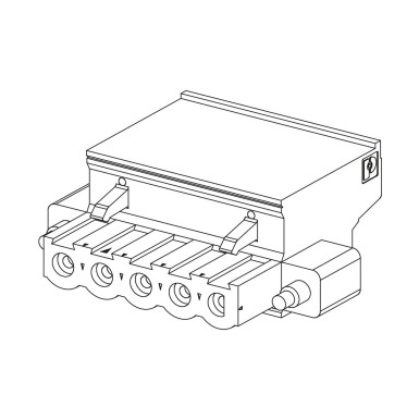 BMXXTSCPS10 - Modicon M340 automation platform, kit of 2 removable connectors, cage clamp, for power supply module - Schneider Electric - Modicon M340 automation platform, kit of 2 removable connectors, cage clamp, for power supply module - Schneider Electric - 0