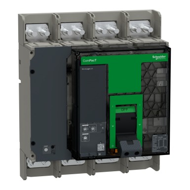 C063H360FM - Circuit breaker, ComPacT NS630bH, 70kA at 415VAC, 3P, fixed, manually operated, MicroLogic 6.0 control unit, 630A - Schneider Electric - Circuit breaker, ComPacT NS630bH, 70kA at 415VAC, 3P, fixed, manually operated, MicroLogic 6.0 control unit, 630A - Schneider Electric - 0