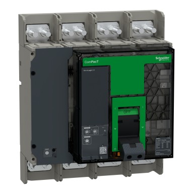 C080H360FM - Circuit breaker, ComPacT NS800H, 70kA at 415VAC, 3P, fixed, manually operated, MicroLogic 6.0 control unit, 800A - Schneider Electric - Circuit breaker, ComPacT NS800H, 70kA at 415VAC, 3P, fixed, manually operated, MicroLogic 6.0 control unit, 800A - Schneider Electric - 0