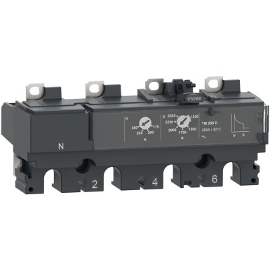 C104TM016 - Trip unit TM16D, ComPacT NSX100, 4 poles 4D (neutral fully protected), thermal magnetic protections, 16A rating - Schneider Electric - Trip unit TM16D, ComPacT NSX100, 4 poles 4D (neutral fully protected), thermal magnetic protections, 16A rating - Schneider Electric - 0