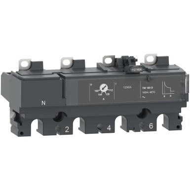 C106TM016 - Trip unit TM16D, ComPacT NSX100, 4 poles 3D (neutral not protected), thermal magnetic protections, 16A rating - Schneider Electric - Trip unit TM16D, ComPacT NSX100, 4 poles 3D (neutral not protected), thermal magnetic protections, 16A rating - Schneider Electric - 0