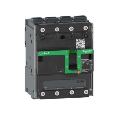 C114050LS - Switch disconnector, ComPacT NSXm 50NA, 4 poles, thermal current Ith 50A, EverLink lugs - Schneider Electric - Switch disconnector, ComPacT NSXm 50NA, 4 poles, thermal current Ith 50A, EverLink lugs - Schneider Electric - 0