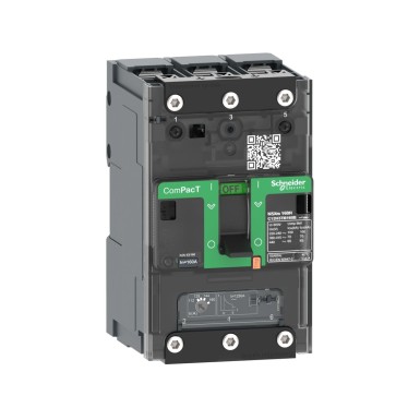 C11B3TM016B - Circuit breaker, ComPacT NSXm 63B, 25kA/415VAC, 3 poles, TMD trip unit 16A, lugs/busbars - Schneider Electric - Circuit breaker, ComPacT NSXm 63B, 25kA/415VAC, 3 poles, TMD trip unit 16A, lugs/busbars - Schneider Electric - 0