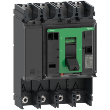 C40F4 - Circuit breaker basic frame, ComPacT NSX400F, 36kA/415VAC, 4 poles, 400A frame rating, without trip unit - Schneider Electric - Circuit breaker basic frame, ComPacT NSX400F, 36kA/415VAC, 4 poles, 400A frame rating, without trip unit - Schneider Electric - 0