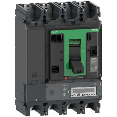 C40R45E400 - Circuit breaker, ComPacT NSX400R, 200kA/415VAC, 4 poles, MicroLogic 5.3E trip unit 400A - Schneider Electric - Circuit breaker, ComPacT NSX400R, 200kA/415VAC, 4 poles, MicroLogic 5.3E trip unit 400A - Schneider Electric - 0