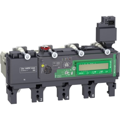 C6347E570 - Trip unit MicroLogic Vigi 7.3E, ComPacT NSX630, 4 poles, basic and earth leakage protections, energy meter, 570A rating - Schneider Electric - Trip unit MicroLogic Vigi 7.3E, ComPacT NSX630, 4 poles, basic and earth leakage protections, energy meter, 570A rating - Schneider Electric - 0