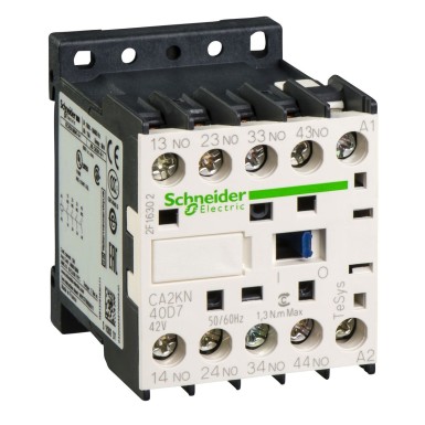 CA2KN40D7 - TeSys K control relay 4 NO <= 690 V 42 V AC coil - Schneider Electric - TeSys K control relay 4 NO <= 690 V 42 V AC coil - Schneider Electric - 0