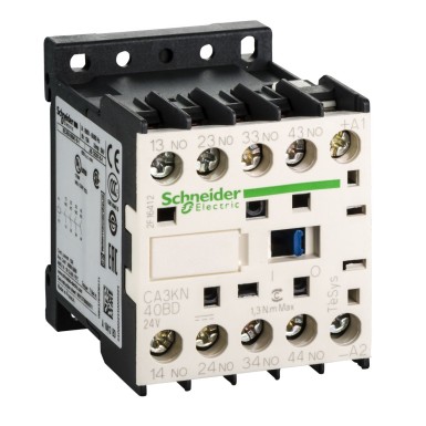 CA3KN31UD - TeSys K control relay 3 NO + 1 NC <= 690 V 250 V DC standard coil - Schneider Electric - TeSys K control relay 3 NO + 1 NC <= 690 V 250 V DC standard coil - Schneider Electric - 0