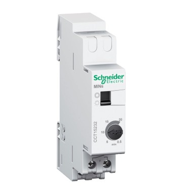 CCT15232 - Acti9 MINs - timer 30s..20mn - contact 16A/230Vac - forced operation - Schneider Electric - Acti9 MINs - timer 30s..20mn - contact 16A/230Vac - forced operation - Schneider Electric - 0