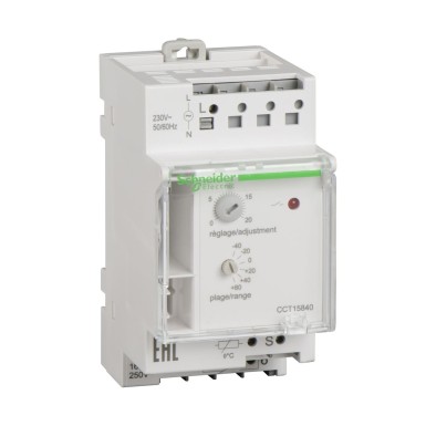 CCT15840 - Acti9 TH7 thermostat 1 zone 40 °C to +80 °C - Schneider Electric - Acti9 TH7 thermostat 1 zone 40 °C to +80 °C - Schneider Electric - 0