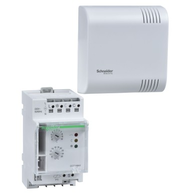 CCT15841 - Acti9 TH4 - modular thermostat - 1 zone - 8°C..26°C - Schneider Electric - Acti9 TH4 - modular thermostat - 1 zone - 8°C..26°C - Schneider Electric - 0