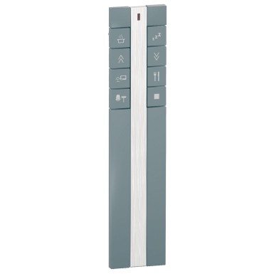 CCT1A000 - Odace/Unica Wireless metal remote control 8 channels dark grey - Schneider Electric - Odace/Unica Wireless metal remote control 8 channels dark grey - Schneider Electric - 0