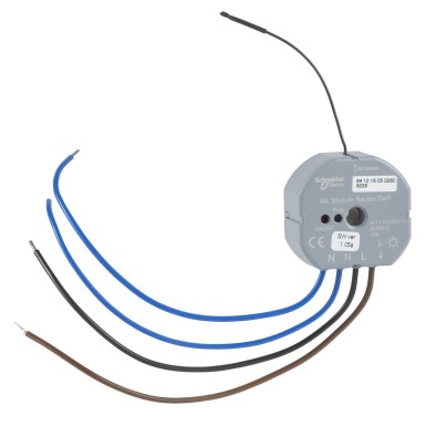 CCT1A031 - Odace/Unica Wireless universal receiver relay 230 VAC fuse protection,grey - Schneider Electric - Odace/Unica Wireless universal receiver relay 230 VAC fuse protection,grey - Schneider Electric - 0