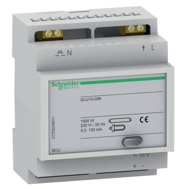 CCTDD20011 - SCU DIN remote control dimmer 1..10 V - Schneider Electric - SCU DIN remote control dimmer 1..10 V - Schneider Electric - 0