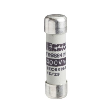 DF2BN0200 - NFC cartridge fuses, TeSys GS, cylindrical 8.5mm x 31.5mm, fuse type gG, 400VAC, 2A, without striker - Schneider Electric - NFC cartridge fuses, TeSys GS, cylindrical 8.5mm x 31.5mm, fuse type gG, 400VAC, 2A, without striker - Schneider Electric - 0