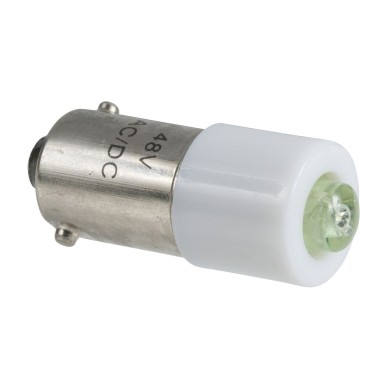 DL1CJ0123 - LED bulb with BA9s base green 12 V DC - Schneider Electric - LED bulb with BA9s base green 12 V DC - Schneider Electric - 0