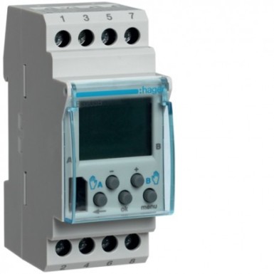 EG203B - 2-way 7-day electronic time switch - basic version - Ref: EG203B - Hager - 2-way 7-day electronic time switch - basic version - Ref: EG203B - Hager - 0