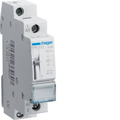 EPN511 - Latching relay 1NO 12V - Hager - Latching relay 1NO 12V - Hager - 0