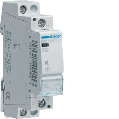 ESC125S - Humfree Contactor 25A, 1NO, 230V - Hager - Humfree Contactor 25A, 1NO, 230V - Hager - 0