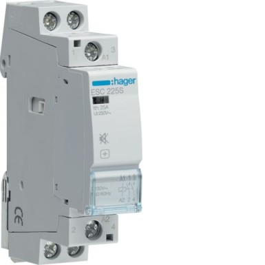 ESC225S - Humfree Contactor 25A, 2NO, 230V - Hager - Humfree Contactor 25A, 2NO, 230V - Hager - 0