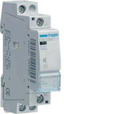 ESD125S - Humfree Contactor 25A, 1NO, 24V - Hager - Humfree Contactor 25A, 1NO, 24V - Hager - 0