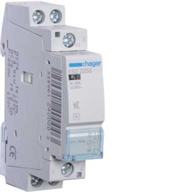 ESD225S - Humfree Contactor 25A, 2NO, 24V - Hager - Humfree Contactor 25A, 2NO, 24V - Hager - 0