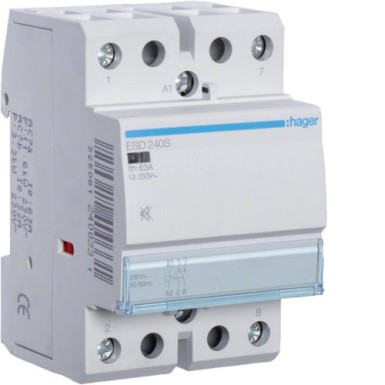 ESD240S - Humfree Contactor 40A, 2NO, 24V - Hager - Humfree Contactor 40A, 2NO, 24V - Hager - 0