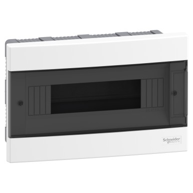 EZ9EUA112 - Modular enclosure, Easy9 EU, flush-mounted, 1x12 modules, 2 ground/neutral terminal strips, smoke door - Schneider Electric - Modular enclosure, Easy9 EU, flush-mounted, 1x12 modules, 2 ground/neutral terminal strips, smoke door - Schneider Electric - 0