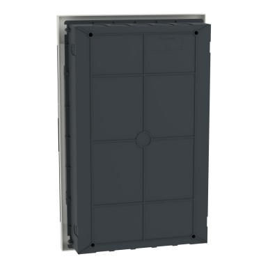 EZ9EUA312 - Modular enclosure, Easy9 EU, flush-mounted, 3x12 modules, 2 ground/neutral terminal strips, smoke door - Schneider Electric - Modular enclosure, Easy9 EU, flush-mounted, 3x12 modules, 2 ground/neutral terminal strips, smoke door - Schneider Electric - 1