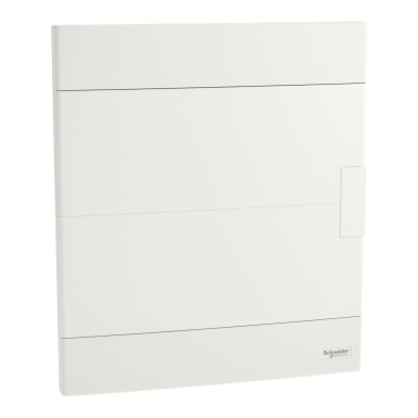 EZ9EUB212 - Modular enclosure, Easy9 EU, flush-mounted, 2x12 modules, 2 ground/neutral terminal strips, white door - Schneider Electric - Modular enclosure, Easy9 EU, flush-mounted, 2x12 modules, 2 ground/neutral terminal strips, white door - Schneider Electric - 0