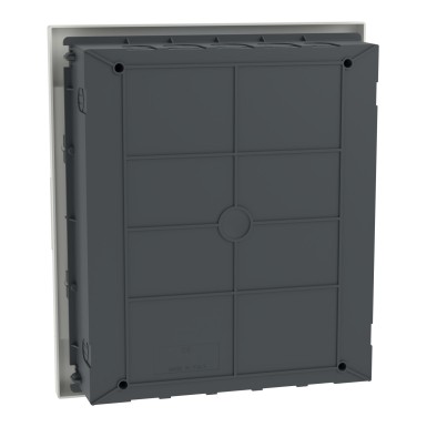 EZ9EUB212 - Modular enclosure, Easy9 EU, flush-mounted, 2x12 modules, 2 ground/neutral terminal strips, white door - Schneider Electric - Modular enclosure, Easy9 EU, flush-mounted, 2x12 modules, 2 ground/neutral terminal strips, white door - Schneider Electric - 2