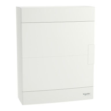 EZ9EUD212 - Modular enclosure, Easy9 EU, surface-mounted, 2x12 modules, 2 ground/neutral terminals, white door - Schneider Electric - Modular enclosure, Easy9 EU, surface-mounted, 2x12 modules, 2 ground/neutral terminals, white door - Schneider Electric - 0