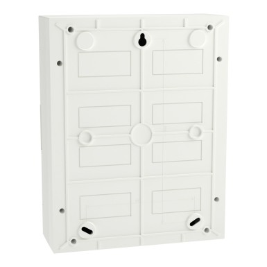 EZ9EUD212 - Modular enclosure, Easy9 EU, surface-mounted, 2x12 modules, 2 ground/neutral terminals, white door - Schneider Electric - Modular enclosure, Easy9 EU, surface-mounted, 2x12 modules, 2 ground/neutral terminals, white door - Schneider Electric - 3