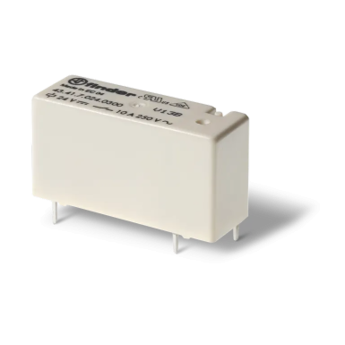 434170122300 - Low profile miniature electromechanical relay; installation on a printed circuit board; findings in increments of 5mm; 1NO 10A; AGCDO contacts; 12V DC coil (sensitivity); Degree of protection of RTII - Finder - Low profile miniature electromechanical relay; installation on a printed circuit board; findings in increments of 5mm; 1NO 10A; AGCDO contacts; 12V DC coil (sensitivity); Degree of protection of RTII - Finder - 0