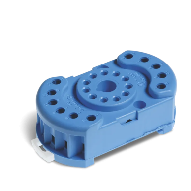 9023SMA - Socket with screw terminals (with clamping cage) for relay 60.13, timer 88.02; Included Metal Clip 090.33; Version: Blue - Finder - Socket with screw terminals (with clamping cage) for relay 60.13, timer 88.02; Included Metal Clip 090.33; Version: Blue - Finder - 0