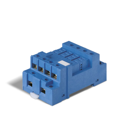 9674SMA - Socket with screw terminals (under the washer) for relay 56.34; Included metal clip 096.71; Version: Blue - Finder - Socket with screw terminals (under the washer) for relay 56.34; Included metal clip 096.71; Version: Blue - Finder - 0