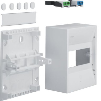 GD106N - Mini-enclosure,gamma,6M,IP30,1xPE,1xN - Hager - Mini-enclosure,gamma,6M,IP30,1xPE,1xN - Hager - 0