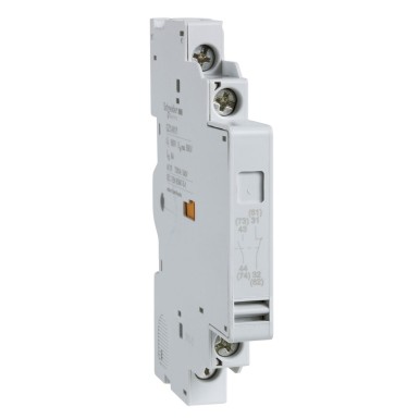 GZ1AN11 - Easypact TVS - auxiliary contact mounted on left hand side - NO+NC - Schneider Electric - Easypact TVS - auxiliary contact mounted on left hand side - NO+NC - Schneider Electric - 0