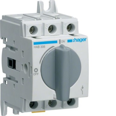 HAB306 - Load break switch 3P 63A - Hager - Load break switch 3P 63A - Hager - 0