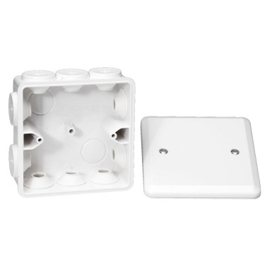 IMT34113 - Mureva TED022 j box 10 grommets 100x100x49mm w/o terminal polarwhite - Schneider Electric - Mureva TED022 j box 10 grommets 100x100x49mm w/o terminal polarwhite - Schneider Electric - 0