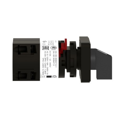 K10B001UCH - Cam switch, Harmony K, Ш16 or 22mm, plastic, 1 pole, position 0, 60°, 10A, 30x30mm, marked 1/0/2 - Schneider Electric - Cam switch, Harmony K, Ш16 or 22mm, plastic, 1 pole, position 0, 60°, 10A, 30x30mm, marked 1/0/2 - Schneider Electric - 6