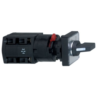 K10D012QCH - Cam stepping switch, Harmony K, Ш16 or 22mm, plastic, 2 poles,position 0, 2 steps+position 0, 30°, 10A, 30x30mm, marked 0/1/2 - Schneider Electric - Cam stepping switch, Harmony K, Ш16 or 22mm, plastic, 2 poles,position 0, 2 steps+position 0, 30°, 10A, 30x30mm, marked 0/1/2 - Schneider Electric - 0