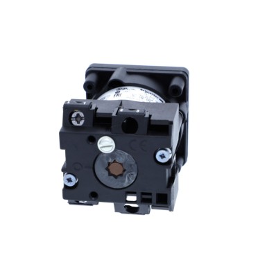 K1A001ALH - Cam switch, Harmony K, multifixing, plastic, 1 pole, 2 positions, 45°, 12A, 45x45mm,metallic legend, marked 0/1, 35mm black handle - Schneider Electric - Cam switch, Harmony K, multifixing, plastic, 1 pole, 2 positions, 45°, 12A, 45x45mm,metallic legend, marked 0/1, 35mm black handle - Schneider Electric - 1