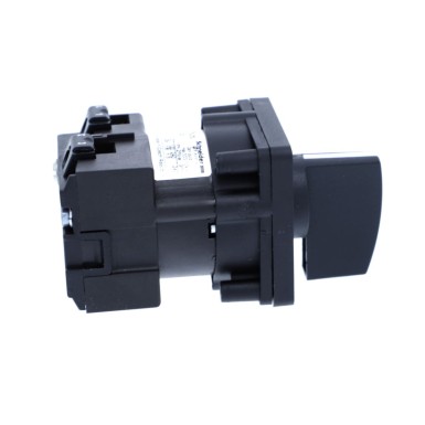 K1A001ALH - Cam switch, Harmony K, multifixing, plastic, 1 pole, 2 positions, 45°, 12A, 45x45mm,metallic legend, marked 0/1, 35mm black handle - Schneider Electric - Cam switch, Harmony K, multifixing, plastic, 1 pole, 2 positions, 45°, 12A, 45x45mm,metallic legend, marked 0/1, 35mm black handle - Schneider Electric - 2