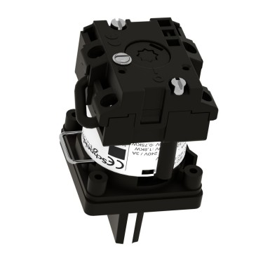 K1B001ULH - Cam changeover switch, Harmony K, multifixing, plastic, 1 pole, position 0, 45°, 12A, 45x45mm, metallic legend, marked 2/0/1, 35mm black handle - Schneider Electric - Cam changeover switch, Harmony K, multifixing, plastic, 1 pole, position 0, 45°, 12A, 45x45mm, metallic legend, marked 2/0/1, 35mm black handle - Schneider Electric - 2