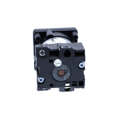 K1C003ALH - Cam switch, Harmony K, multifixing, plastic, 3 poles, 2 positions, 45°, 12A, 45x45mm,metallic legend, marked 0/1, 35mm black handle - Schneider Electric - Cam switch, Harmony K, multifixing, plastic, 3 poles, 2 positions, 45°, 12A, 45x45mm,metallic legend, marked 0/1, 35mm black handle - Schneider Electric - 4