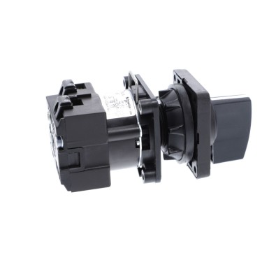 K1C003QCH - Cam stepping switch, Harmony K, Ш 22mm, plastic, 1 pole, 3 steps, position 0, 45°, 12A, 45x45mm,metallic legend, marked 0/1/2/3, 35mm black handle - Schneider Electric - Cam stepping switch, Harmony K, Ш 22mm, plastic, 1 pole, 3 steps, position 0, 45°, 12A, 45x45mm,metallic legend, marked 0/1/2/3, 35mm black handle - Schneider Electric - 1