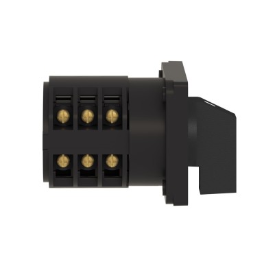 K30E003WP - Cam reversing switch, Harmony K, front mounting, plastic, 3 poles, position 0, 60°, 32A, 64x64mm, marked 1/0/2 - Schneider Electric - Cam reversing switch, Harmony K, front mounting, plastic, 3 poles, position 0, 60°, 32A, 64x64mm, marked 1/0/2 - Schneider Electric - 9